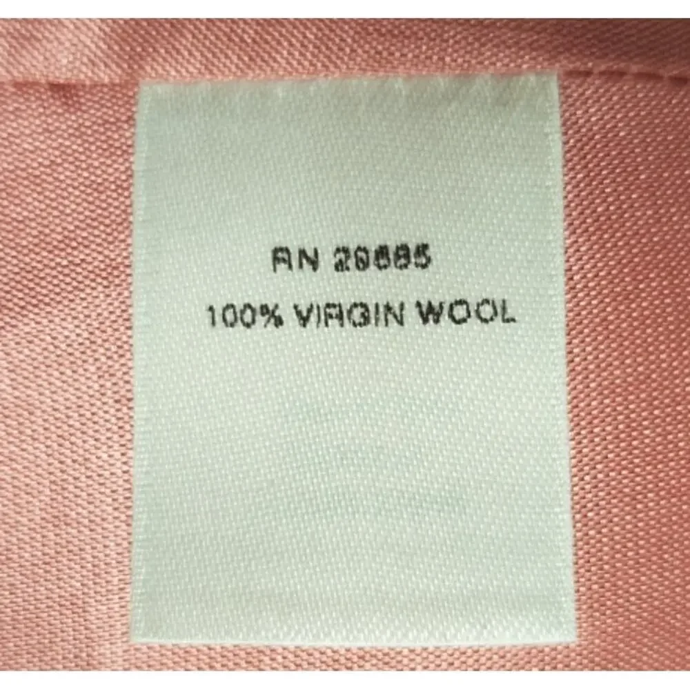 Pendleton 100% Virgin Wool Coral Color Blazer Size 10